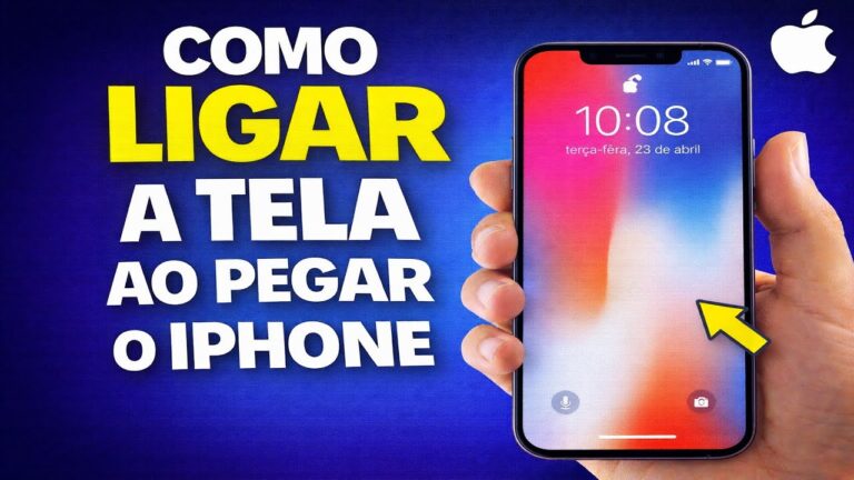 COMO LIGAR A TELA AO PEGAR O IPHONE