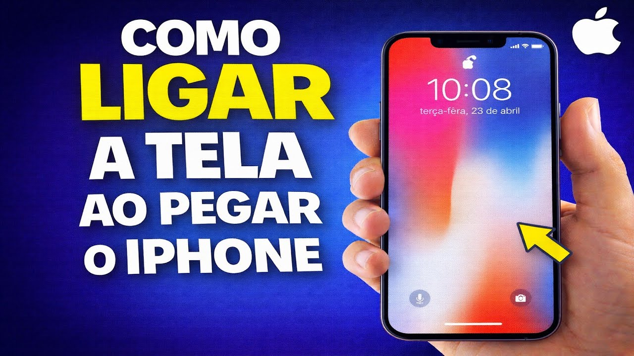 COMO LIGAR A TELA AO PEGAR O IPHONE