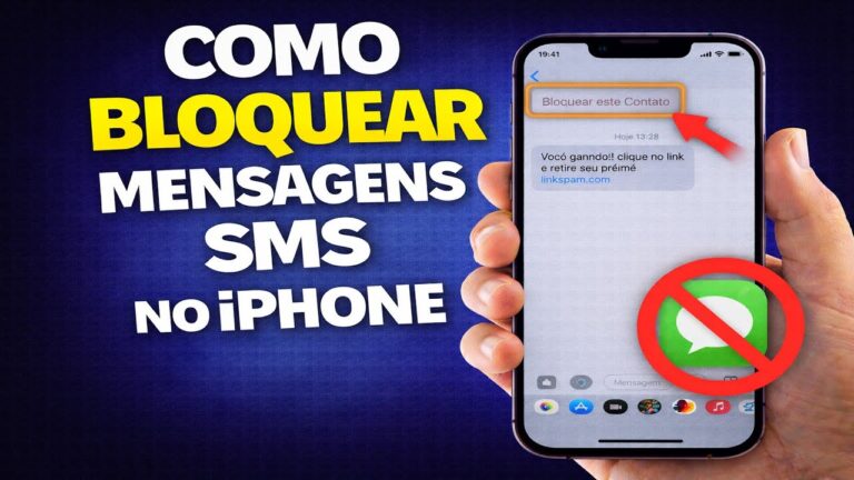 COMO BLOQUEAR MENSAGENS SMS NO IPHONE