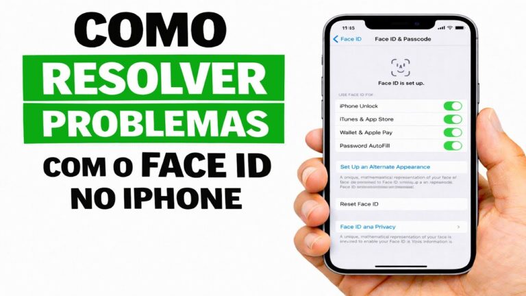 COMO RESOLVER PROBLEMAS COM O FACE ID NO IPHONE