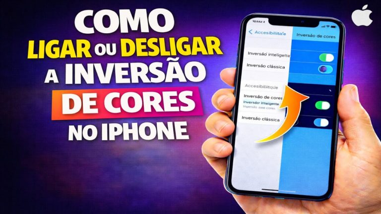 COMO LIGAR OU DESLIGAR A INVERSÃO DE CORES NO IPHONE