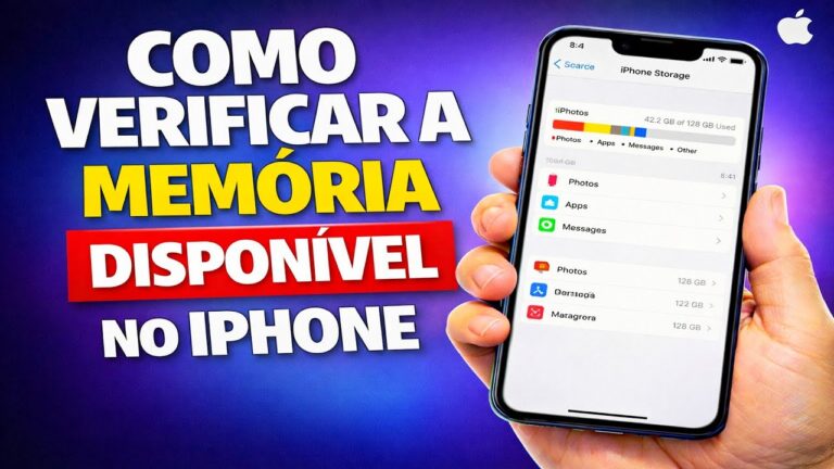 COMO VERIFICAR A MEMÓRIA DISPONÍVEL NO IPHONE