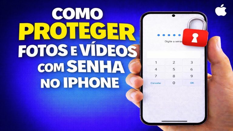 COMO PROTEGER FOTOS E VÍDEOS COM SENHA NO IPHONE