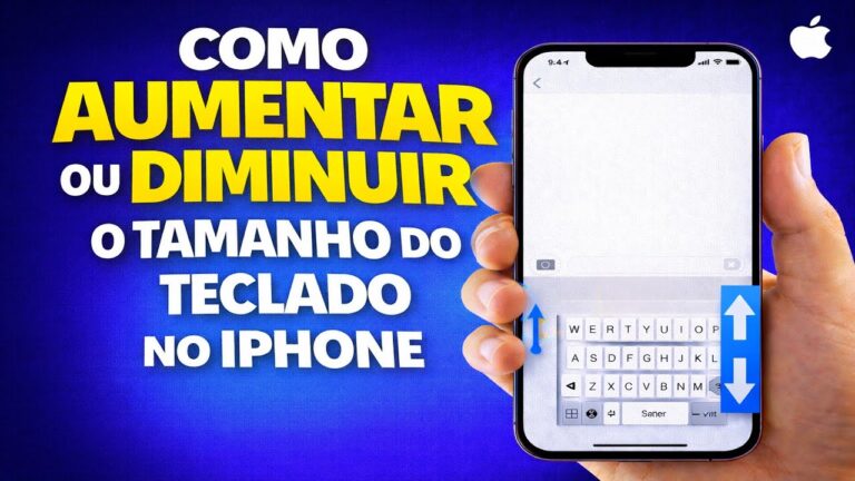COMO AUMENTAR OU DIMINUIR O TAMANHO DO TECLADO NO IPHONE
