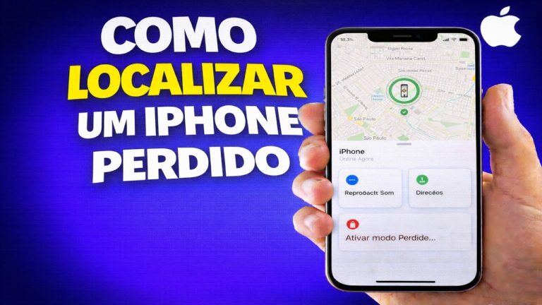 COMO LOCALIZAR UM IPHONE PERDIDO