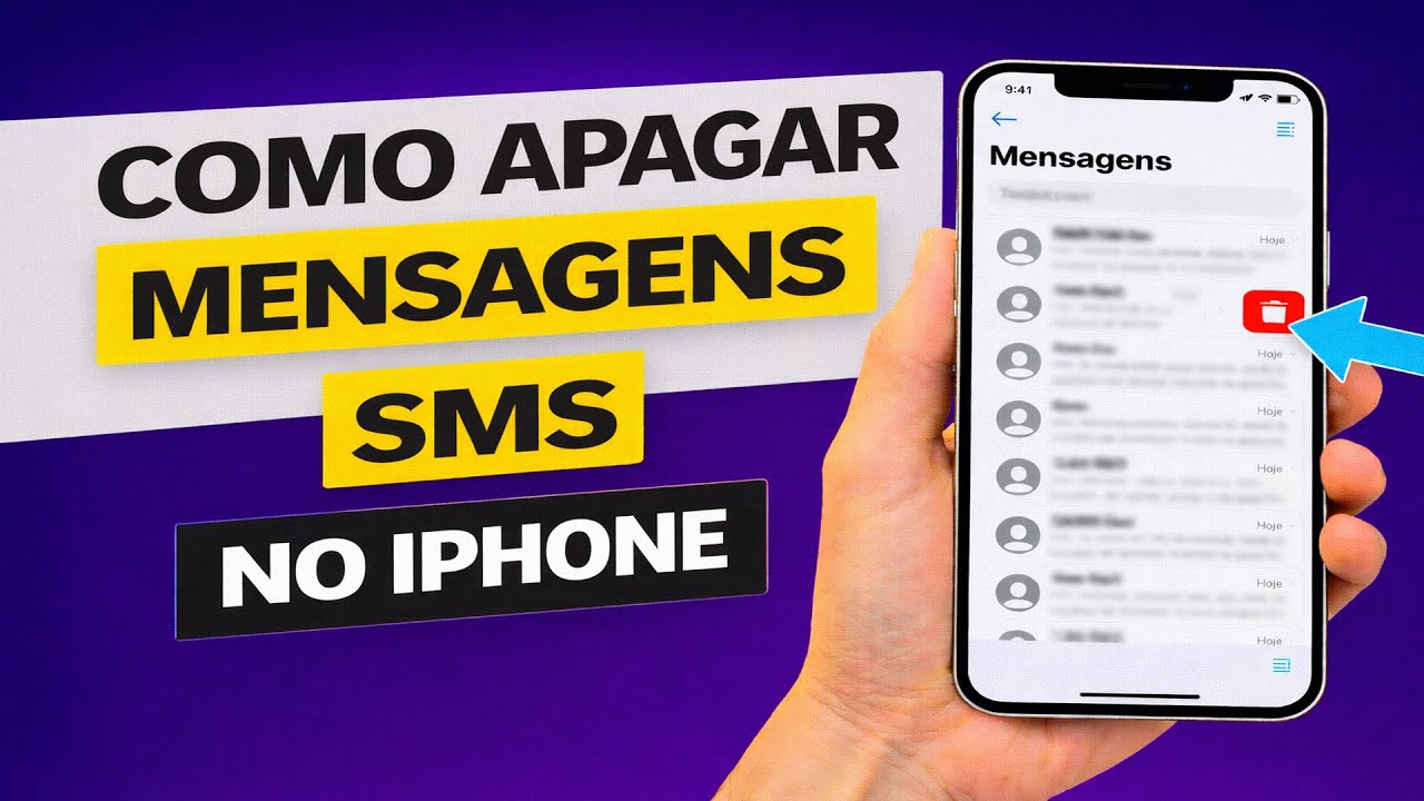 COMO APAGAR MENSAGENS SMS NO IPHONE
