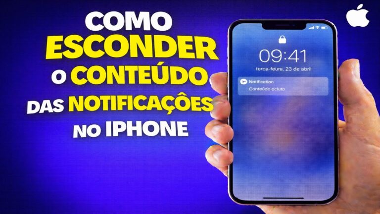 COMO ESCONDER O CONTEÚDO DAS NOTIFICAÇÕES NO IPHONE