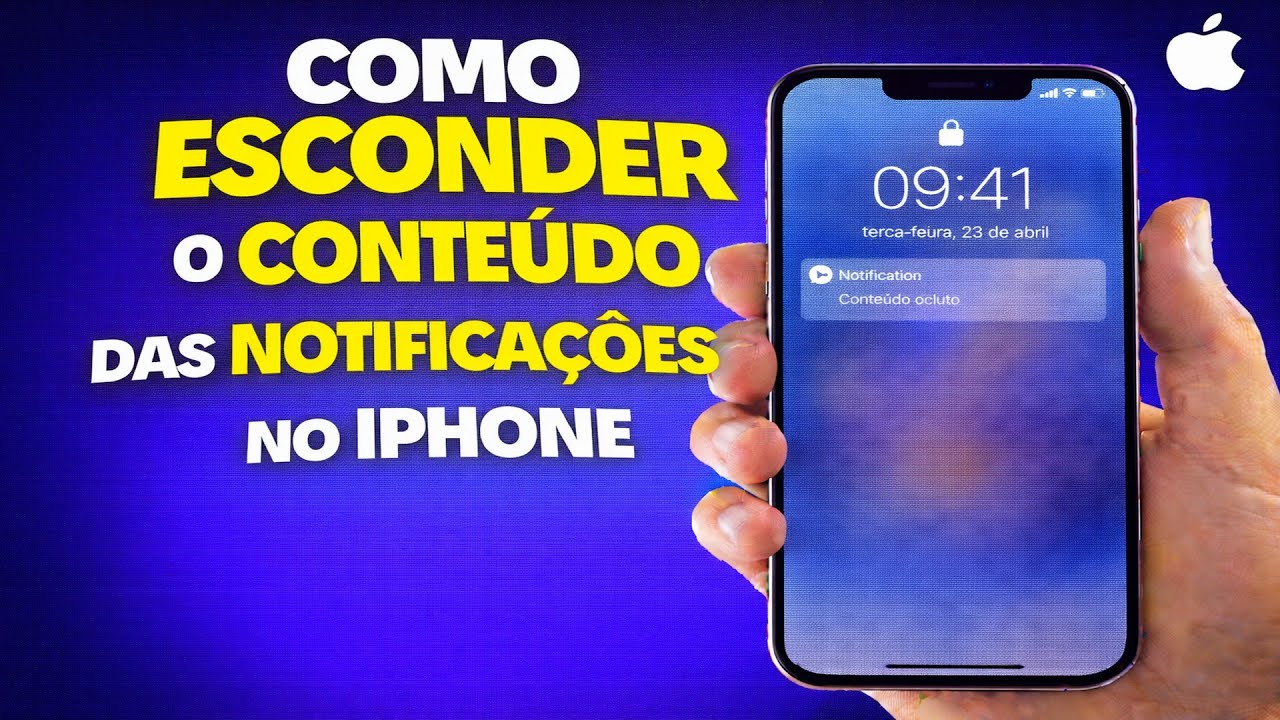 COMO ESCONDER O CONTEÚDO DAS NOTIFICAÇÕES NO IPHONE