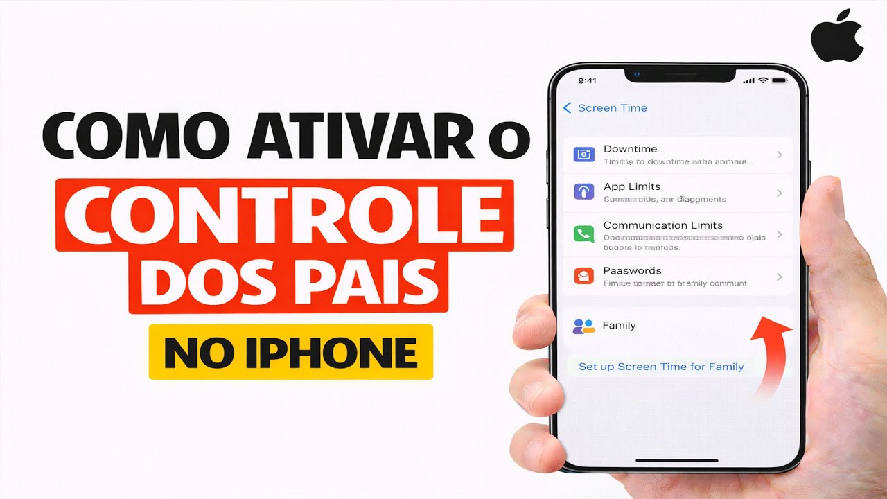 COMO ATIVAR O CONTROLE DOS PAIS NO IPHONE