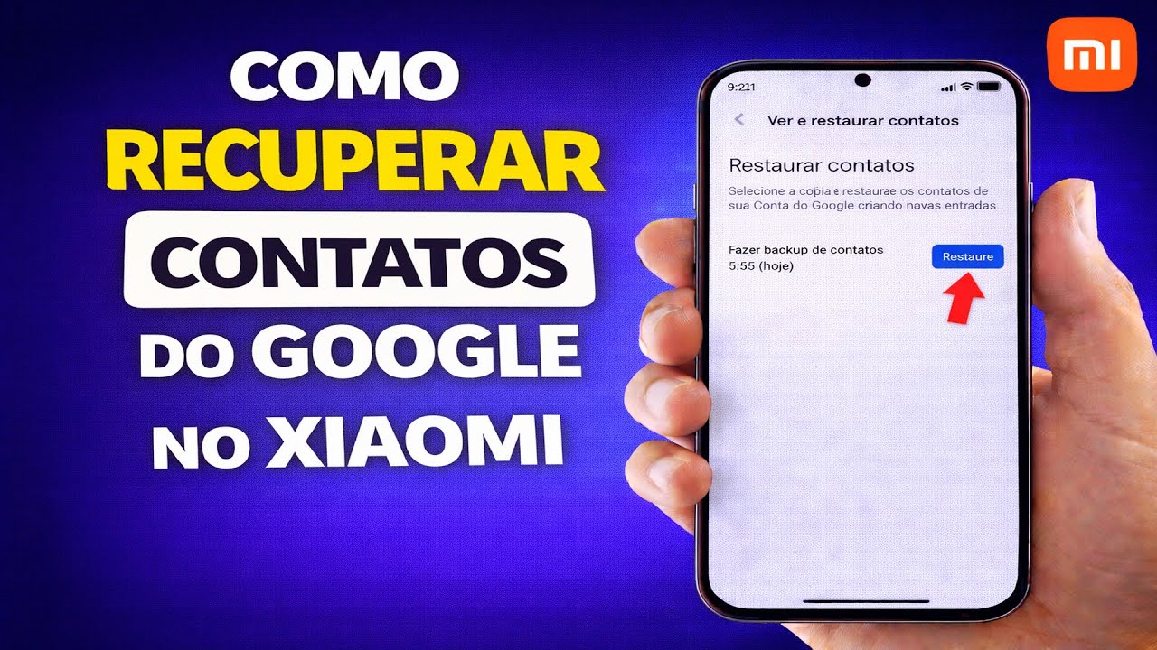 COMO RECUPERAR CONTATOS DO GOOGLE NO XIAOMI