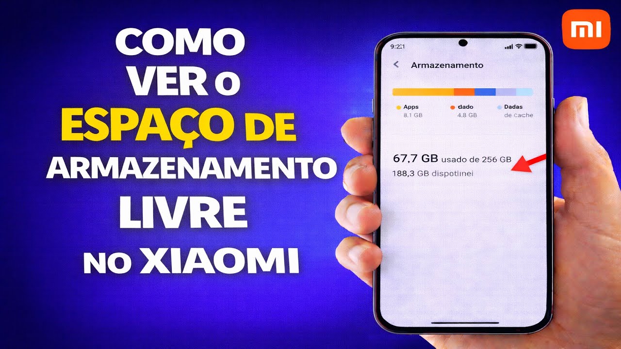 COMO VER O ESPAÇO DE ARMAZENAMENTO LIVRE NO XIAOMI