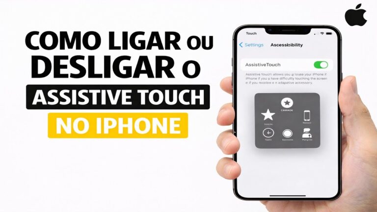 COMO LIGAR OU DESLIGAR O ASSISTIVE TOUCH NO IPHONE