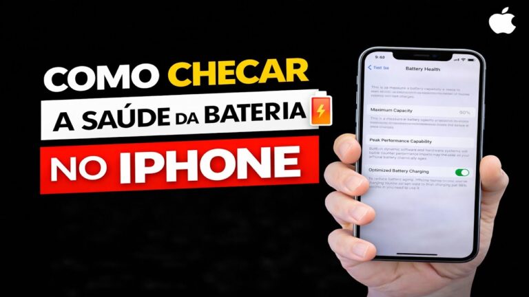 COMO CHECAR A SAÚDE DA BATERIA NO IPHONE