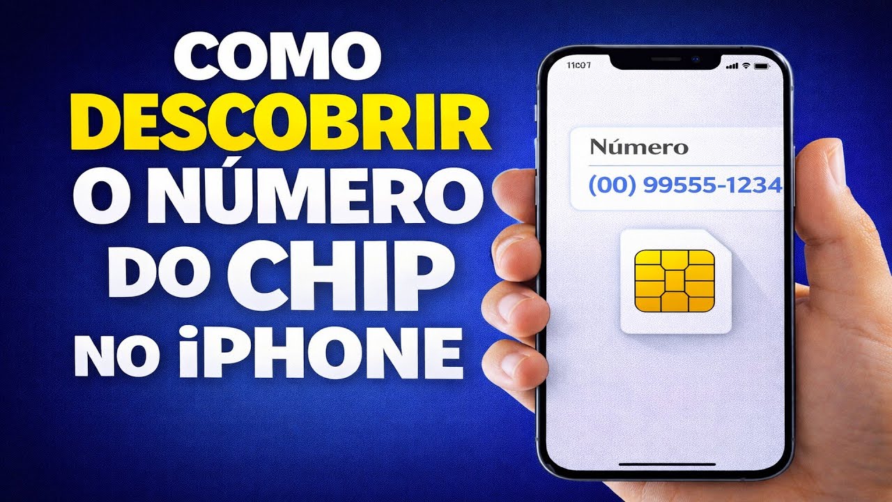 COMO DESCOBRIR O NÚMERO DO CHIP NO IPHONE
