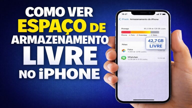 COMO VER O ESPAÇO DE ARMAZENAMENTO LIVRE NO IPHONE