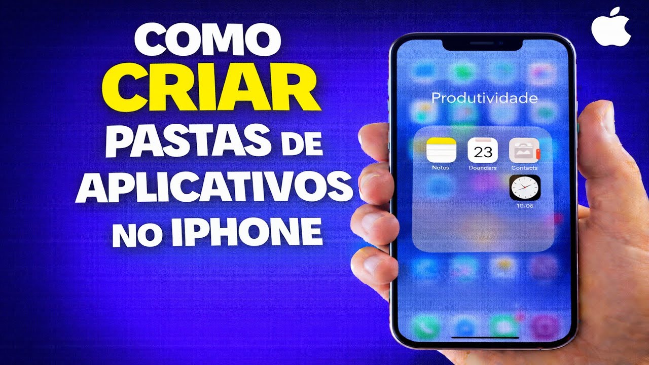 COMO CRIAR PASTAS DE APLICATIVOS NO IPHONE