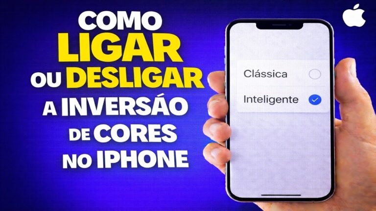 COMO LIGAR OU DESLIGAR A INVERSÃO DE CORES NO IPHONE