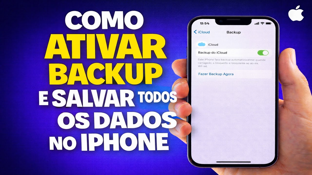 COMO ATIVAR BACKUP E SALVAR TODOS OS DADOS NO IPHONE