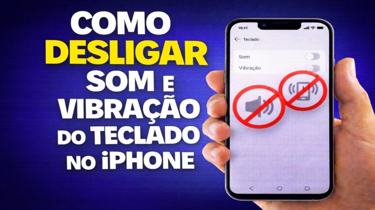 COMO DESLIGAR SOM E VIBRAÇÃO DO TECLADO NO IPHONE
