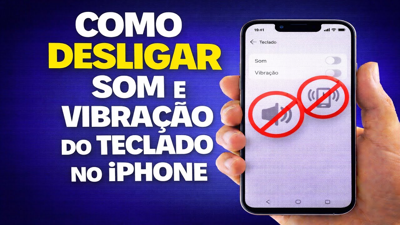 COMO DESLIGAR SOM E VIBRAÇÃO DO TECLADO NO IPHONE