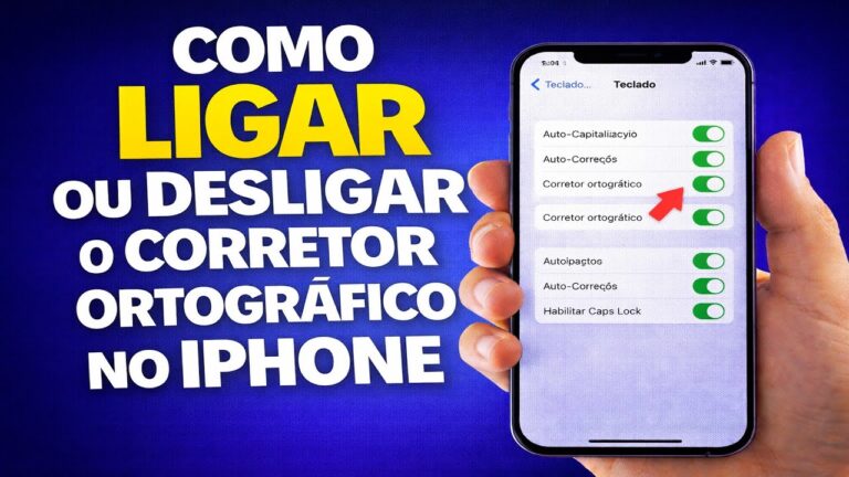 COMO LIGAR OU DESLIGAR O CORRETOR ORTOGRÁFICO NO IPHONE