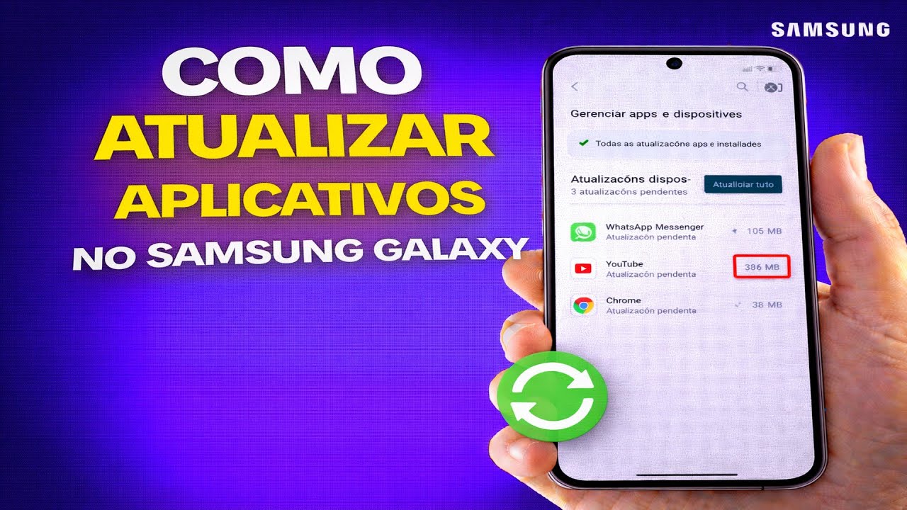 COMO ATUALIZAR APLICATIVOS NO SAMSUNG GALAXY