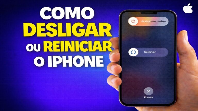 COMO DESLIGAR OU REINICIAR O IPHONE