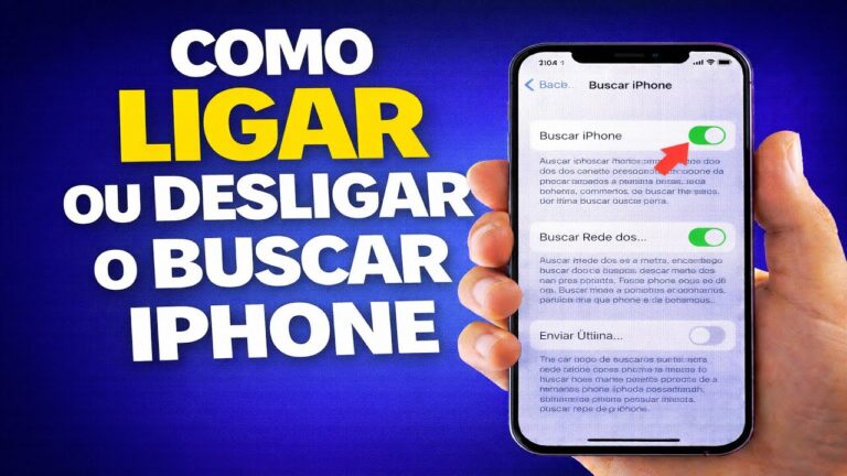 COMO LIGAR OU DESLIGAR O BUSCAR IPHONE