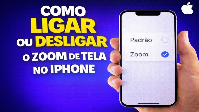 COMO LIGAR OU DESLIGAR O ZOOM DE TELA NO IPHONE
