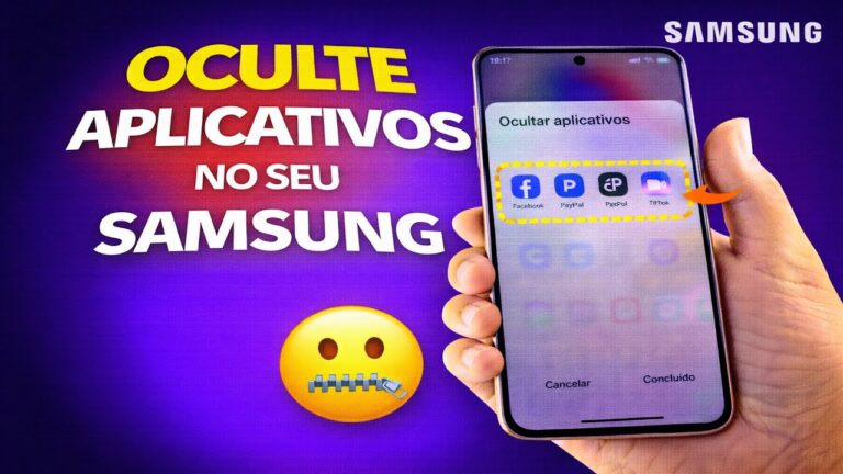 COMO OCULTAR APLICATIVOS NO SAMSUNG