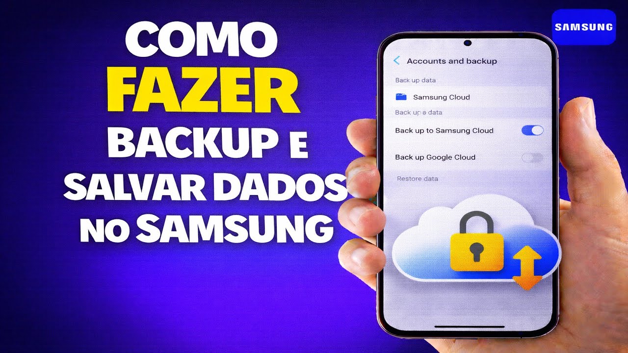 COMO FAZER BACKUP E SALVAR DADOS NO SAMSUNG