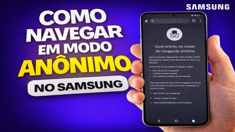 COMO NAVEGAR EM MODO ANÔNIMO NO SAMSUNG