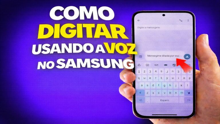 COMO DIGITAR USANDO A VOZ NO SAMSUNG