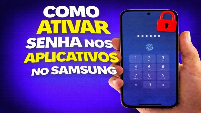 COMO ATIVAR SENHA NOS APLICATIVOS NO SAMSUNG