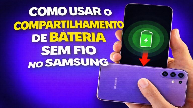 COMO USAR O COMPARTILHAMENTO DE BATERIA SEM FIO NO SAMSUNG