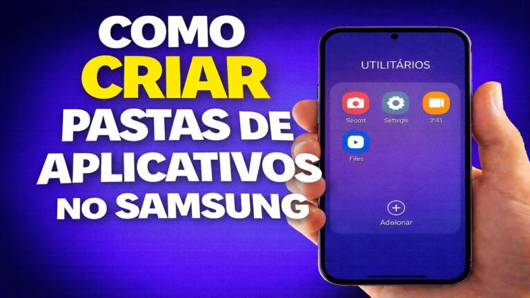 COMO CRIAR PASTAS DE APLICATIVOS NO SAMSUNG