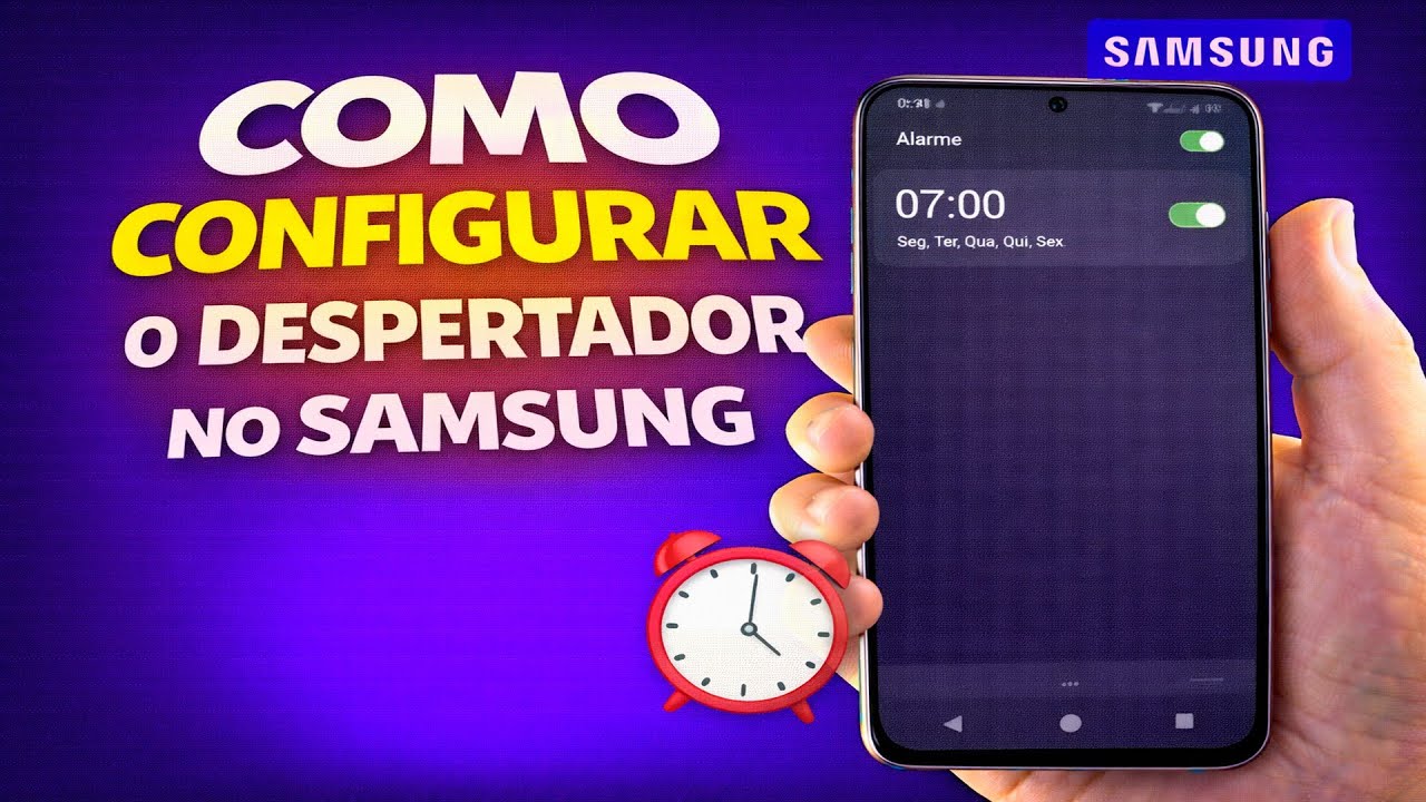 COMO CONFIGURAR O DESPERTADOR NO SAMSUNG
