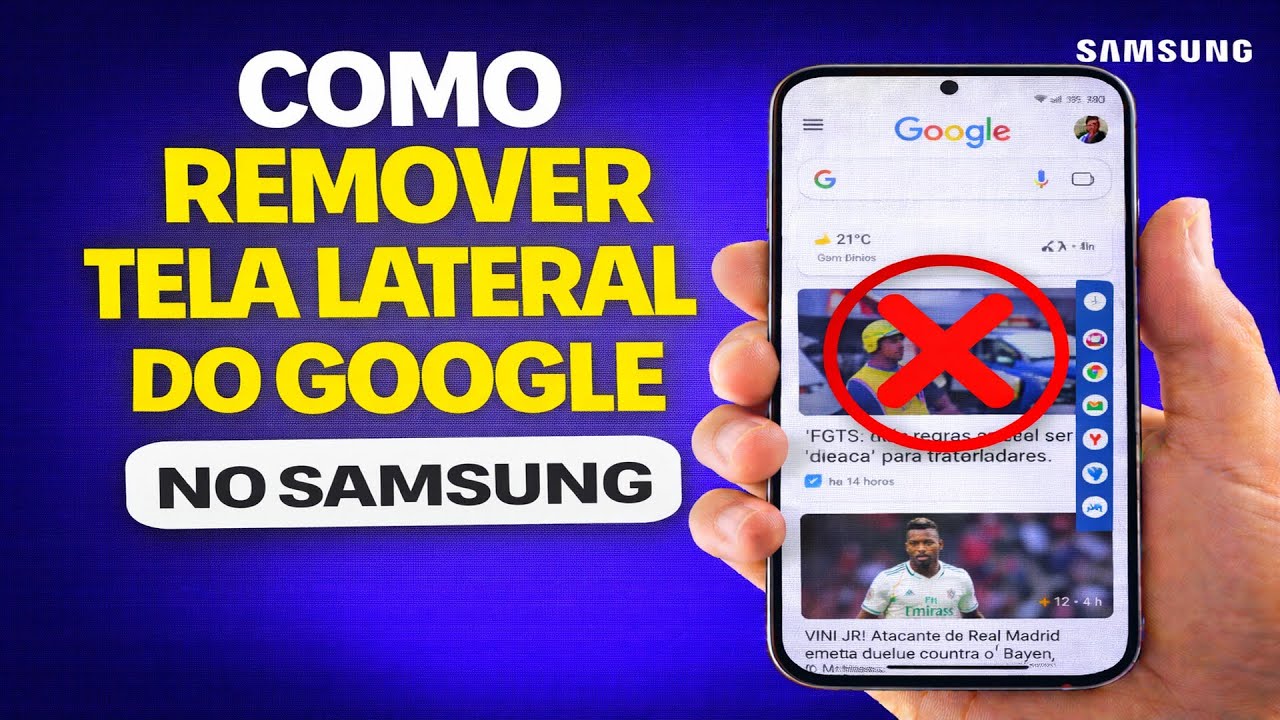 COMO REMOVER TELA LATERAL DO GOOGLE NO SAMSUNG