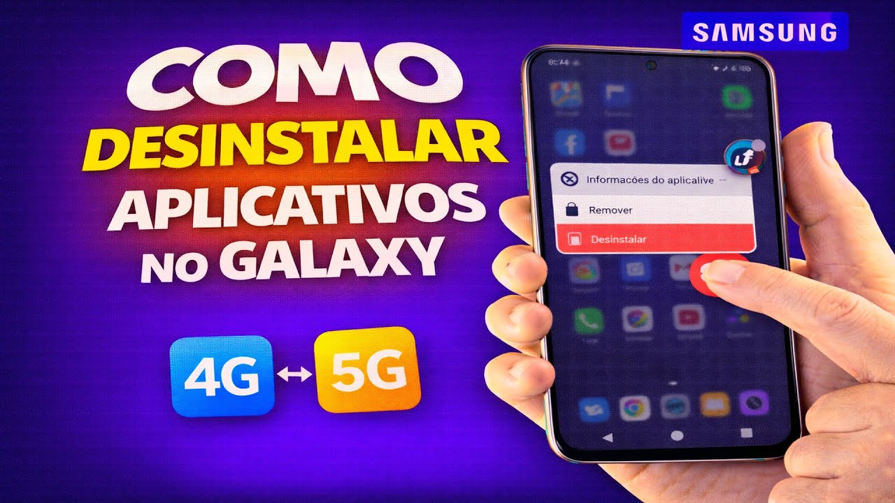 COMO DESINSTALAR APLICATIVOS NO GALAXY