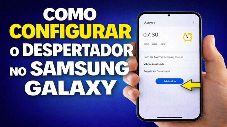 COMO CONFIGURAR O DESPERTADOR NO SAMSUNG GALAXY