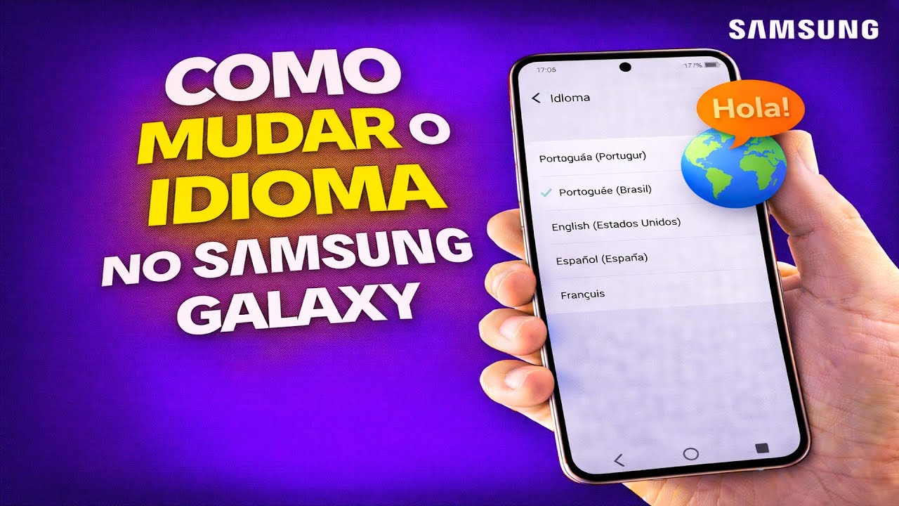 COMO MUDAR O IDIOMA NO SAMSUNG GALAXY