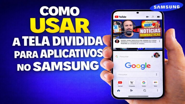 COMO USAR A TELA DIVIDIDA PARA APLICATIVOS NO SAMSUNG
