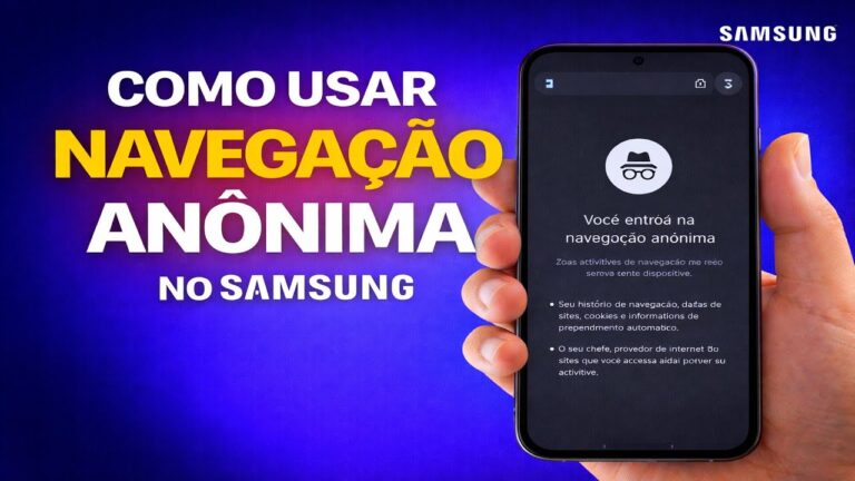 COMO USAR NAVEGAÇÃO ANÔNIMA NO SAMSUNG