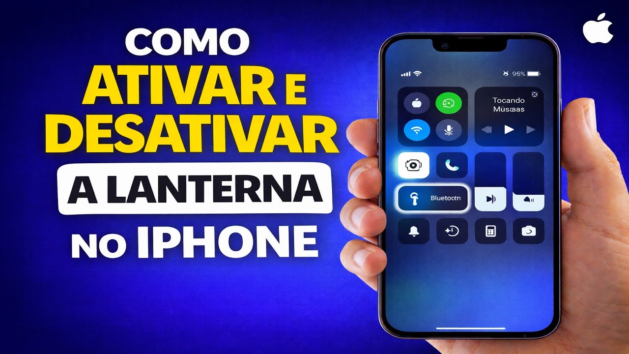 COMO ATIVAR E DESATIVAR A LANTERNA NO IPHONE