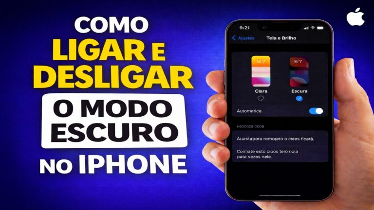 COMO LIGAR E DESLIGAR O MODO ESCURO NO IPHONE