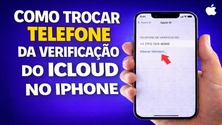 COMO TROCAR O TELEFONE DA VERIFICAÇÃO DO ICLOUD NO IPHONE