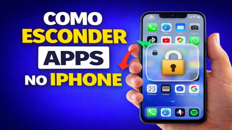 COMO ESCONDER APPS NO IPHONE