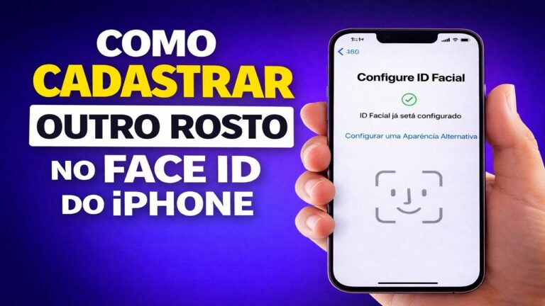COMO CADASTRAR OUTRO ROSTO NO FACE ID DO IPHONE