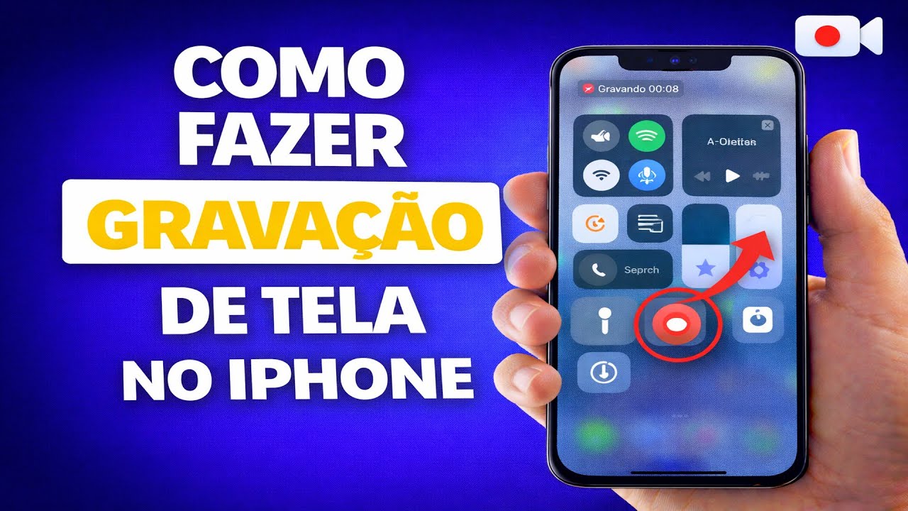 COMO FAZER GRAVAÇÃO DE TELA NO IPHONE