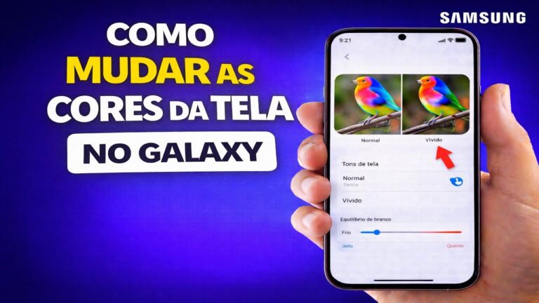 COMO MUDAR AS CORES DA TELA NO GALAXY